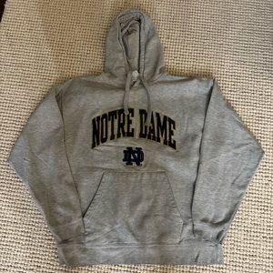 Vintage gray notre dame sweatshirt hoodie size large